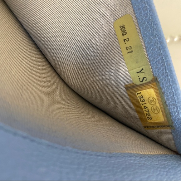 CHANEL Blue Camellia Wallet - Picture 8 of 15